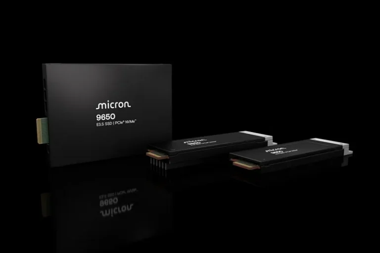 Micron анонсировала первый в мире SSD с PCIe 6.0 — серверный Micron 9650 со скоростью 28 Гбайт/с