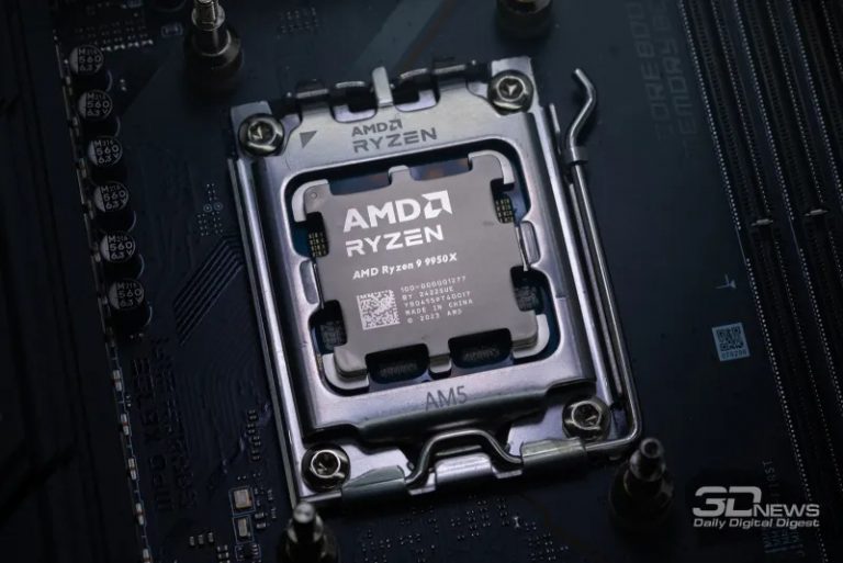 Потеря производительности: флагманские процессоры AMD Ryzen 9 9950X под угрозой перегрева