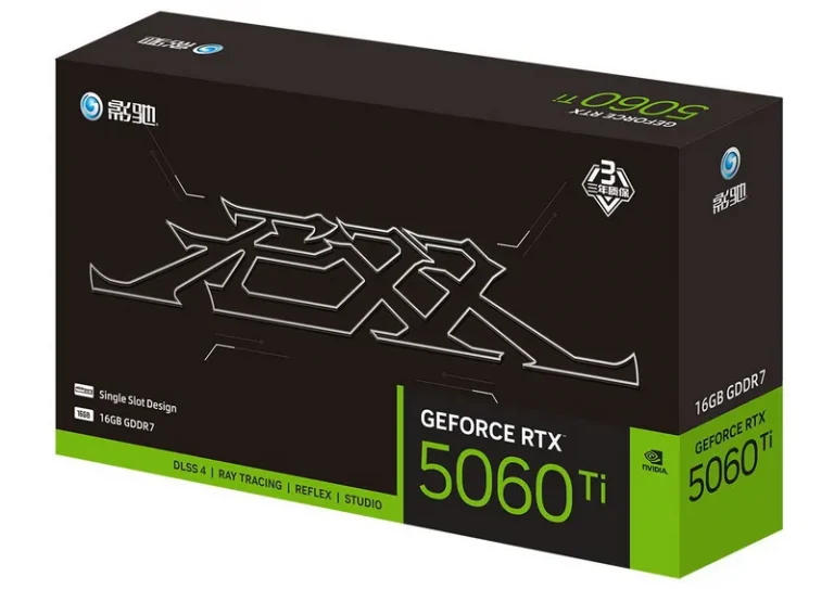 Galax представляет однослотовую GeForce RTX 5060 Ti с уникальной системой охлаждения