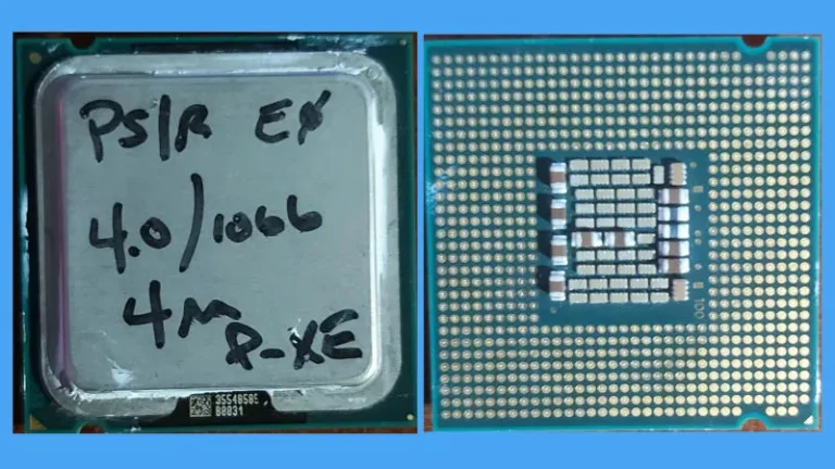 Редкий процессор Intel Pentium 4: уникальные находки из прошлого