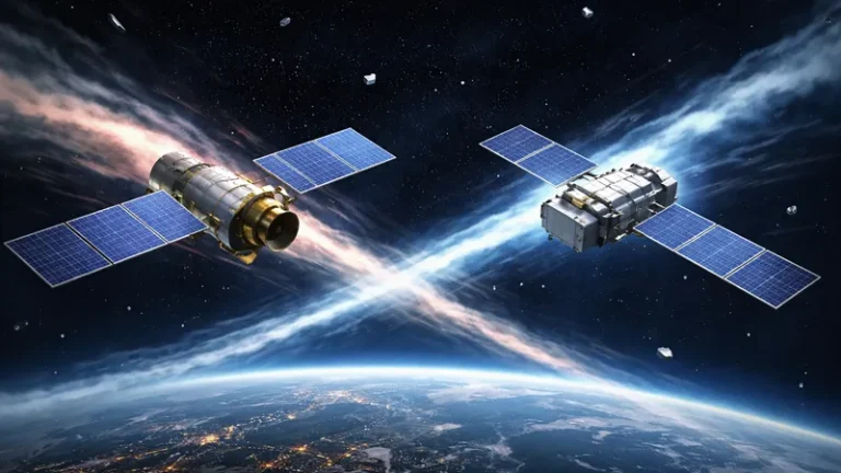 Космические угрозы: Как спутники Starlink борются с мусором и конкурентами